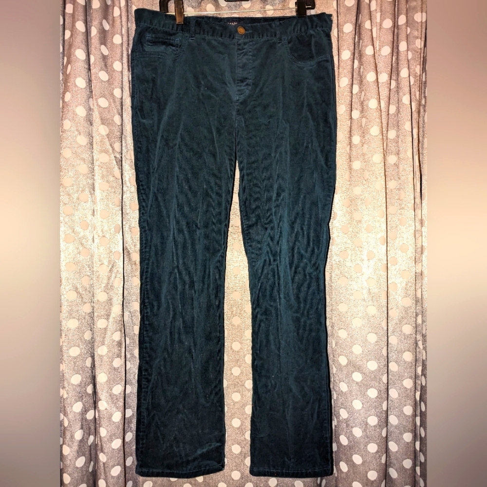 CHAPS Green Corduroys 14
